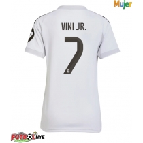 Camiseta Real Madrid Vinicius Junior #7 Primera Equipación para mujer 2025-26 manga corta